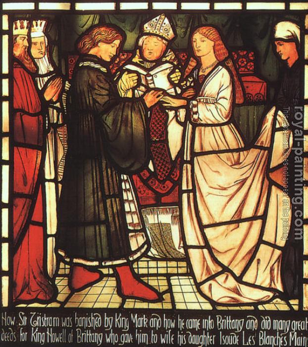 Sir Edward Coley Burne-Jones : The Wedding of Sir Tristram